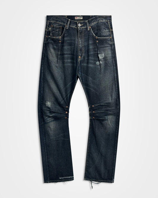 Michiko Koshino, Yen Jeans Multi-Dart Rivet Jeans