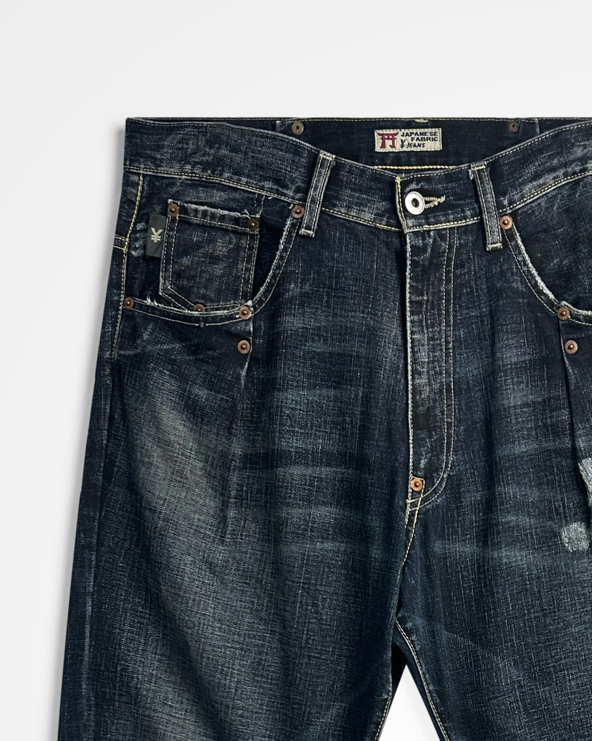 Michiko Koshino, Yen Jeans Multi-Dart Rivet Jeans