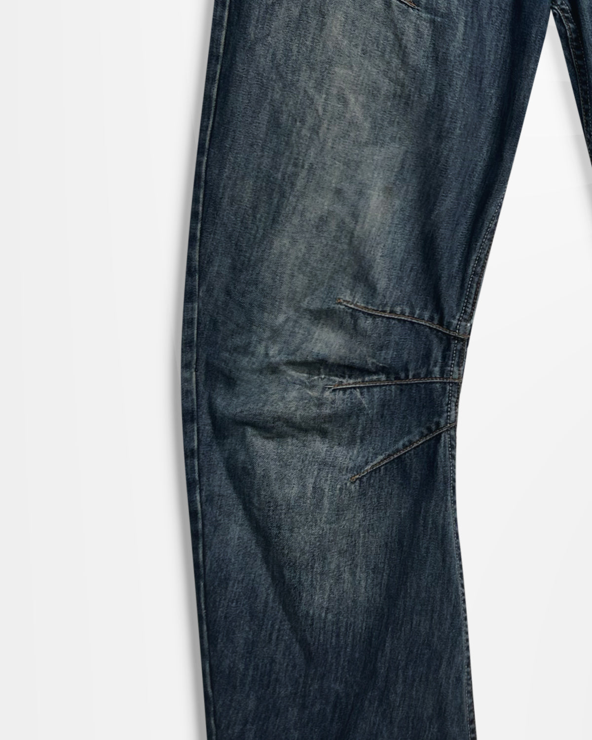 Michiko Koshino, Multi-Dart Scroll Tag Jeans