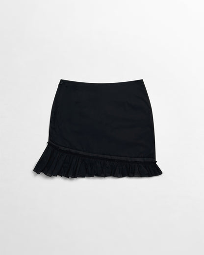 Nensi Dojaka, AW22 Asymmetric Ruched Mini Skirt