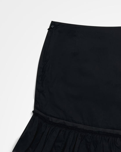 Nensi Dojaka, AW22 Asymmetric Ruched Mini Skirt