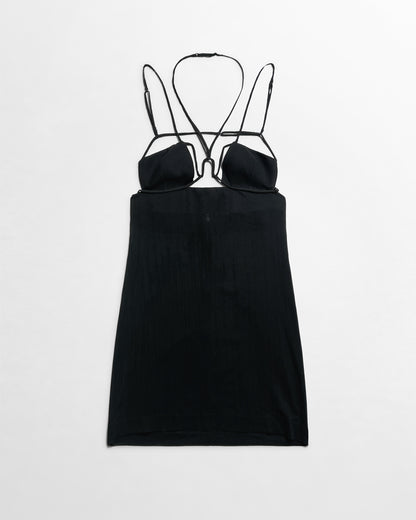 Nensi Dojaka, SS23 Sheer Strapped Mini Dress