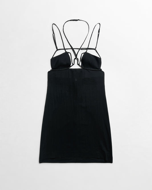 Nensi Dojaka, SS23 Sheer Strapped Mini Dress