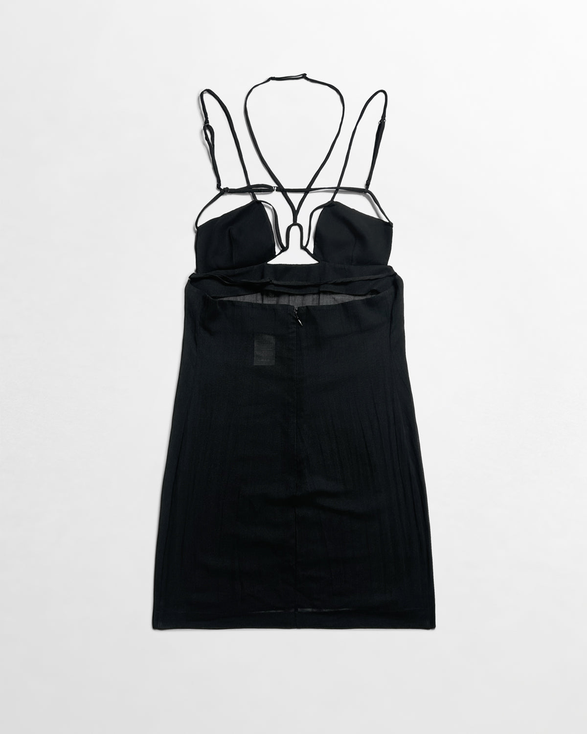 Nensi Dojaka, SS23 Sheer Strapped Mini Dress