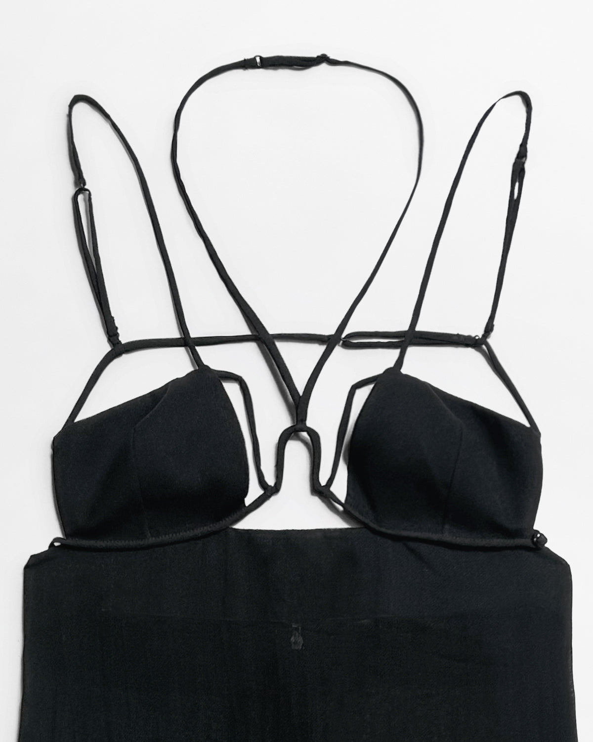 Nensi Dojaka, SS23 Sheer Strapped Mini Dress