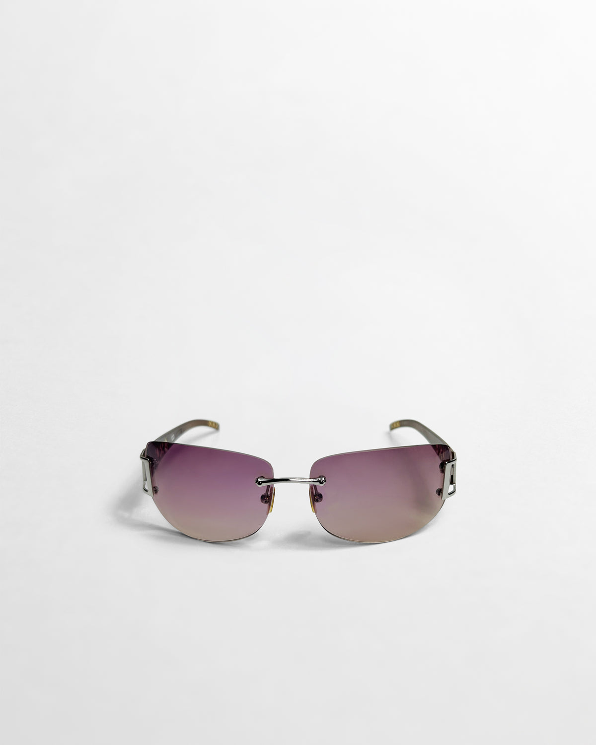 PPFM, Rimless Purple-Tint Sunglasses