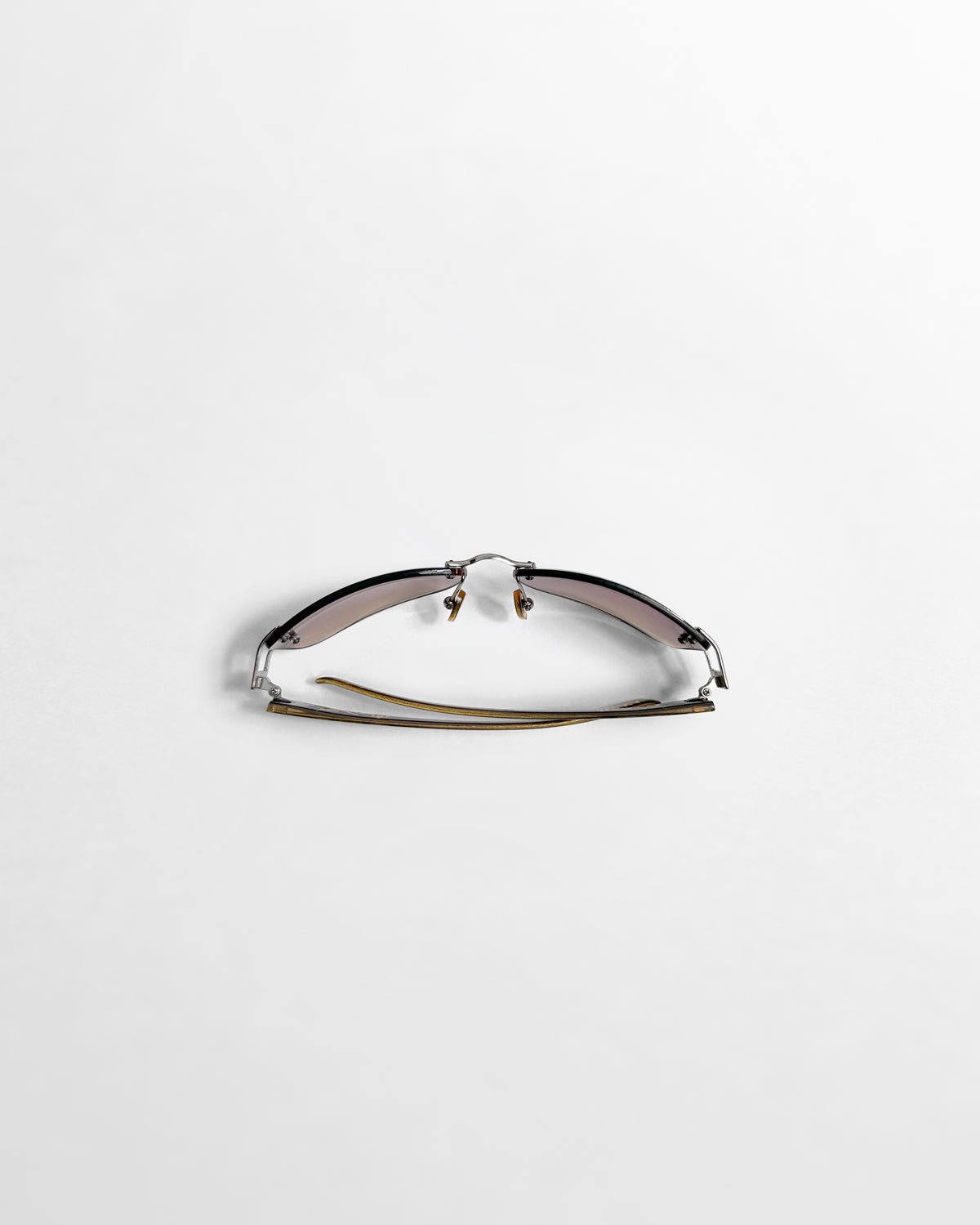 PPFM, Rimless Purple-Tint Sunglasses
