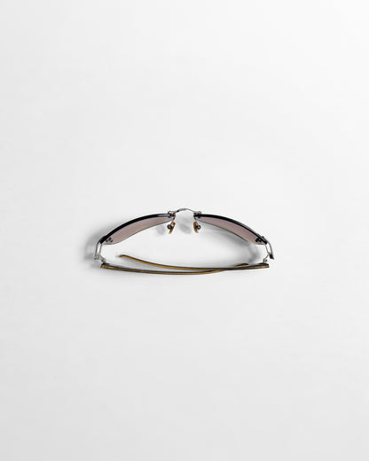 PPFM, Rimless Purple-Tint Sunglasses