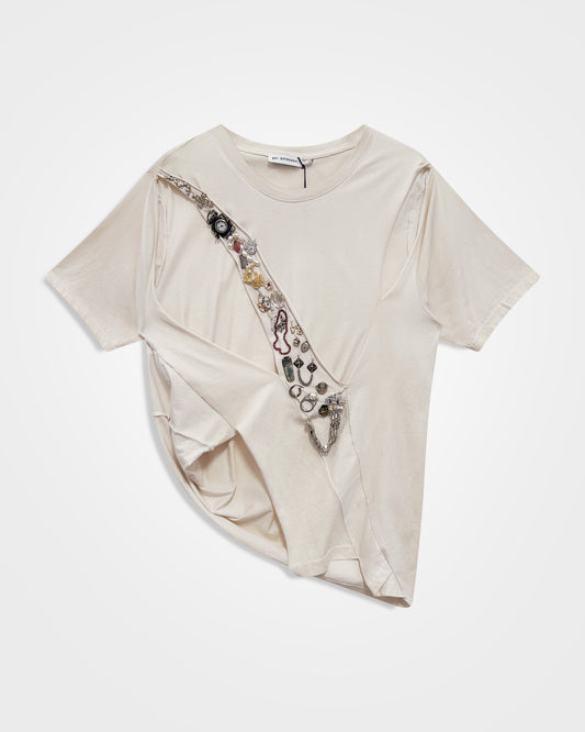 Per Gotesson, SS21 Embellished Slash T-Shirt