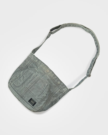 Porter, Acid-Wash Denim Side Bag