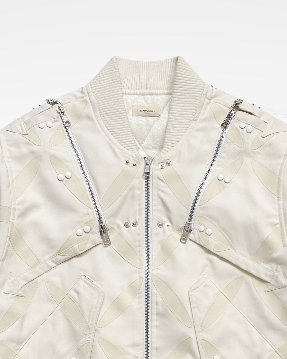 Stefan Cooke, SS23 Triple Zip Devore Jacket