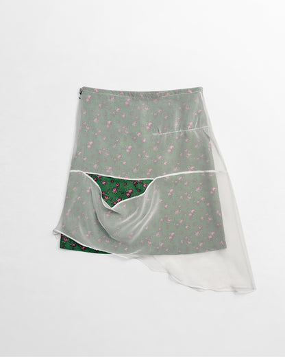Sunaokuwahara, Layered Floral Skirt