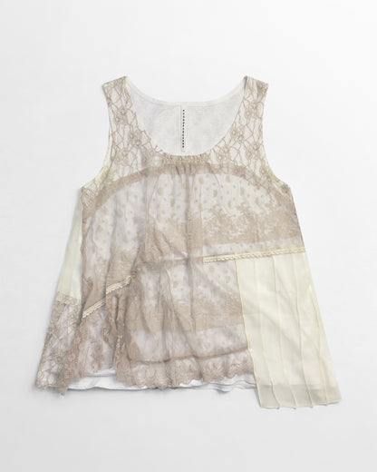 Sunaokuwahara, SS09 Layered Tulle Lace Tank