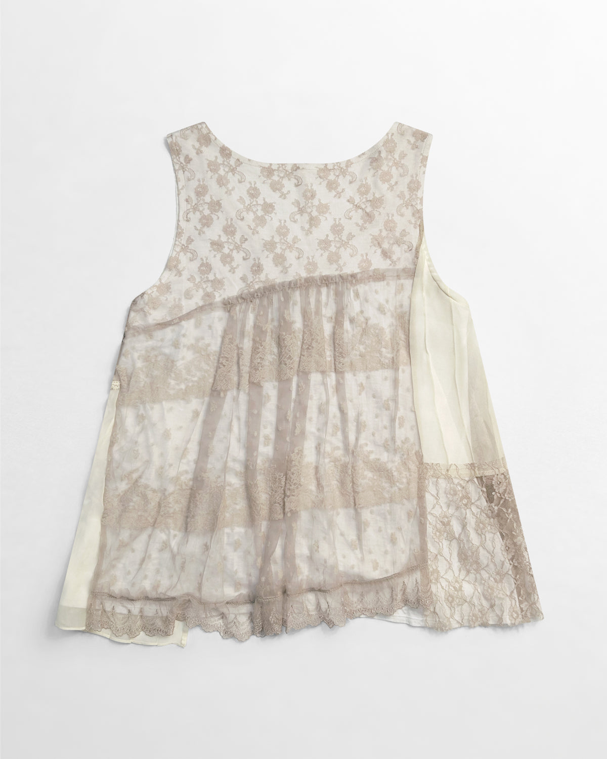 Sunaokuwahara, SS09 Layered Tulle Lace Tank