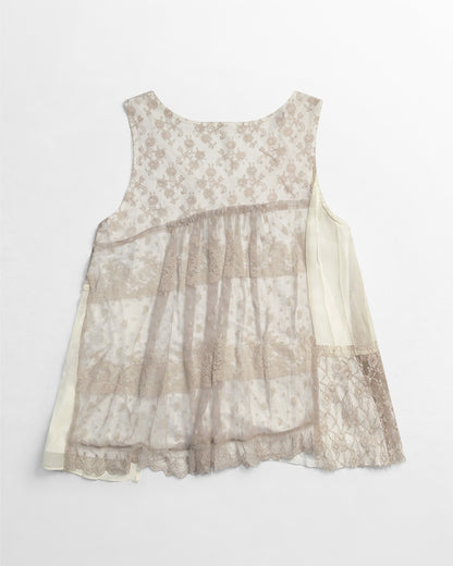 Sunaokuwahara, SS09 Layered Tulle Lace Tank