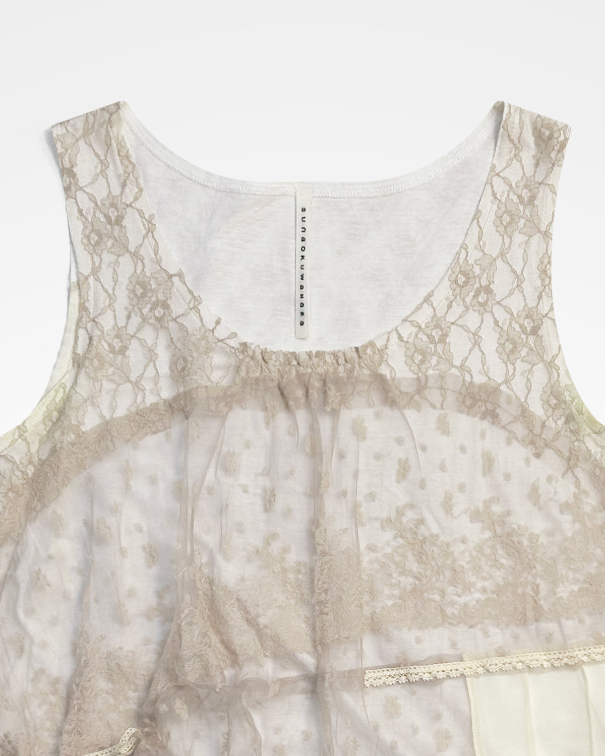 Sunaokuwahara, SS09 Layered Tulle Lace Tank