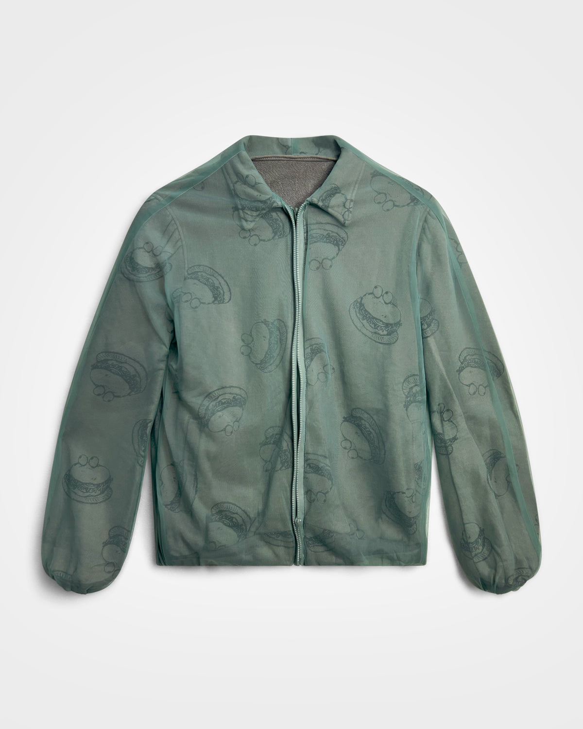 Undercover, SS02 Layered Tulle Jersey Track Jacket