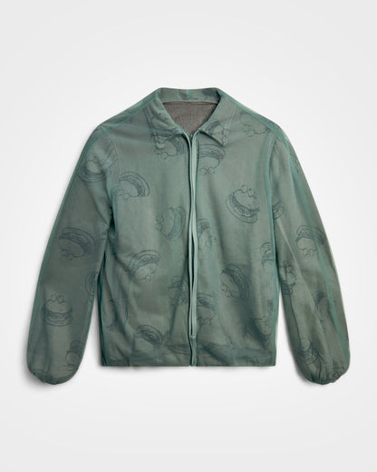 Undercover, SS02 Layered Tulle Jersey Track Jacket