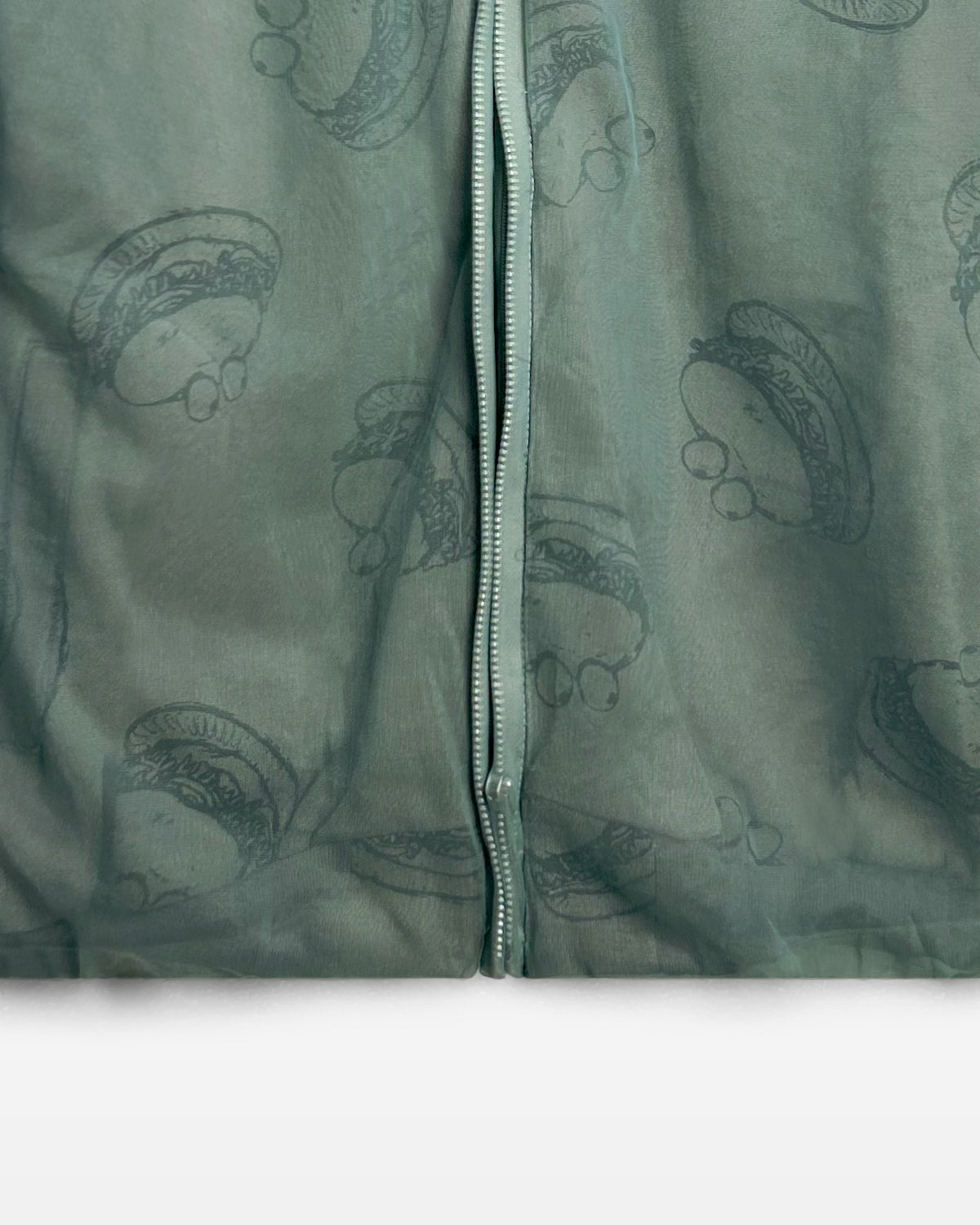 Undercover, SS02 Layered Tulle Jersey Track Jacket