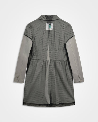 Undercover, SS02 Layered Tulle Double Breasted Trench Coat