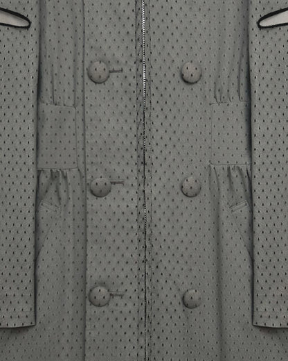 Undercover, SS02 Layered Tulle Double Breasted Trench Coat