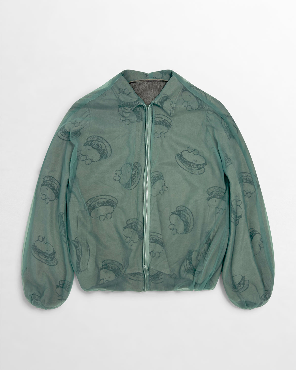 Undercover, SS02 Layered Tulle Jersey Track Jacket