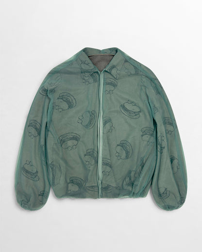 Undercover, SS02 Layered Tulle Jersey Track Jacket