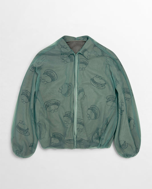 Undercover, SS02 Layered Tulle Jersey Track Jacket