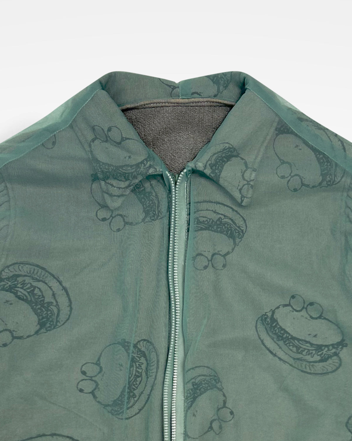 Undercover, SS02 Layered Tulle Jersey Track Jacket