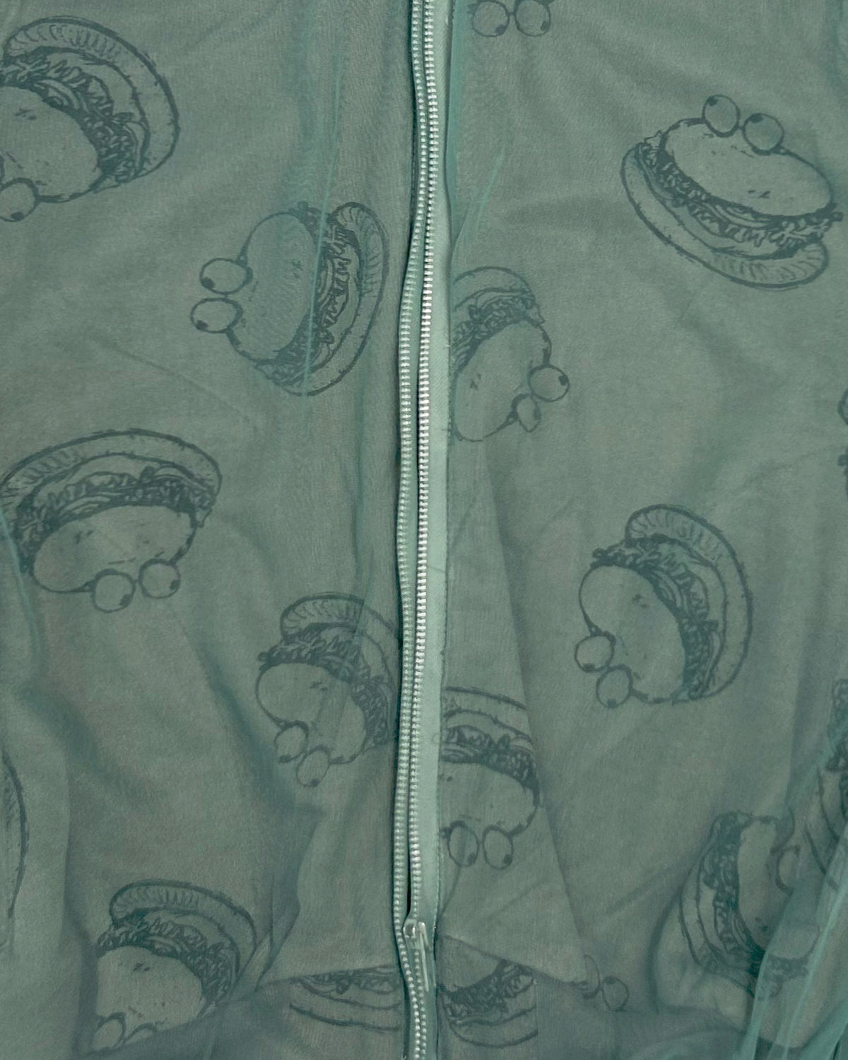 Undercover, SS02 Layered Tulle Jersey Track Jacket