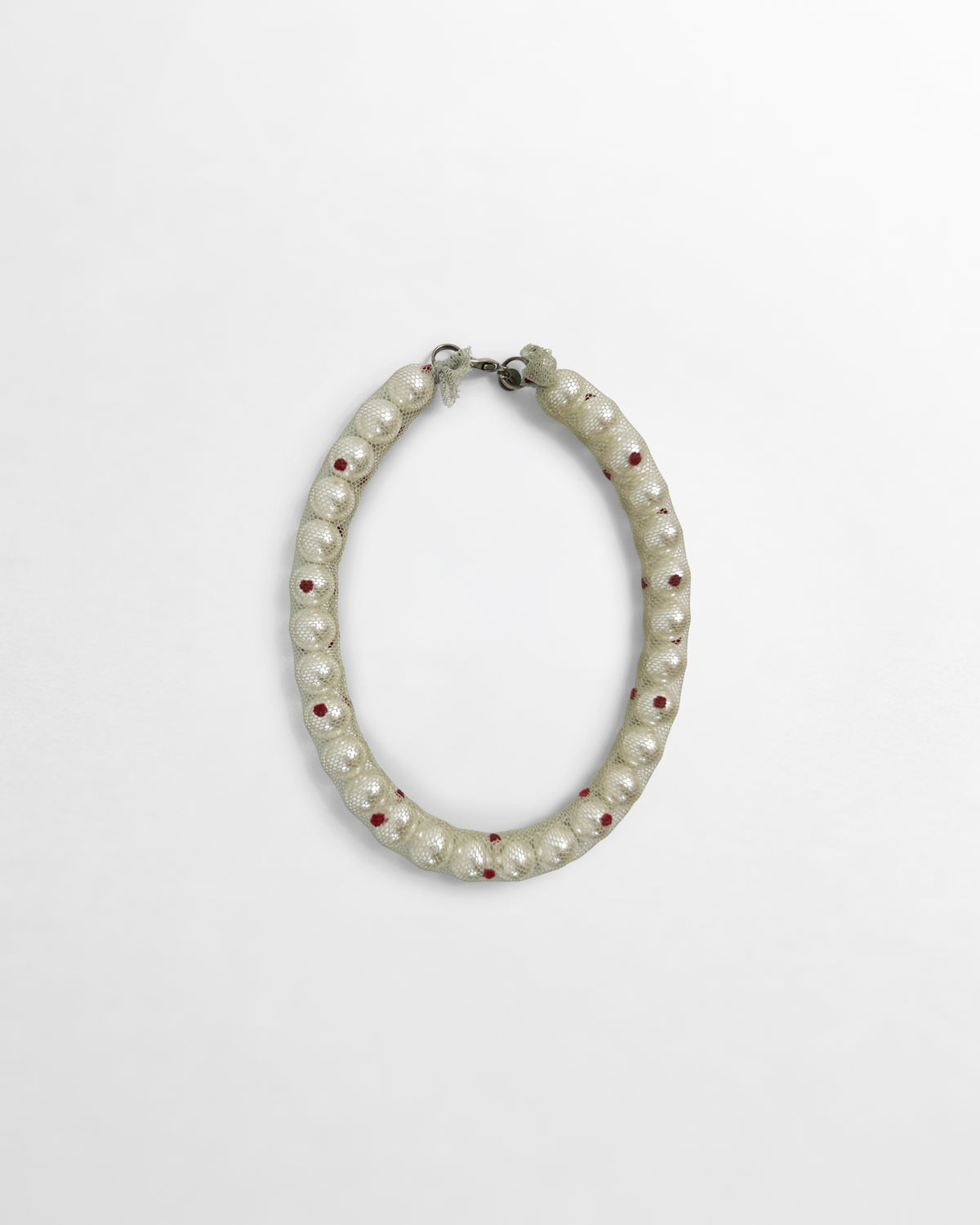 Undercover, SS02 Spotted Tulle Pearl Necklace