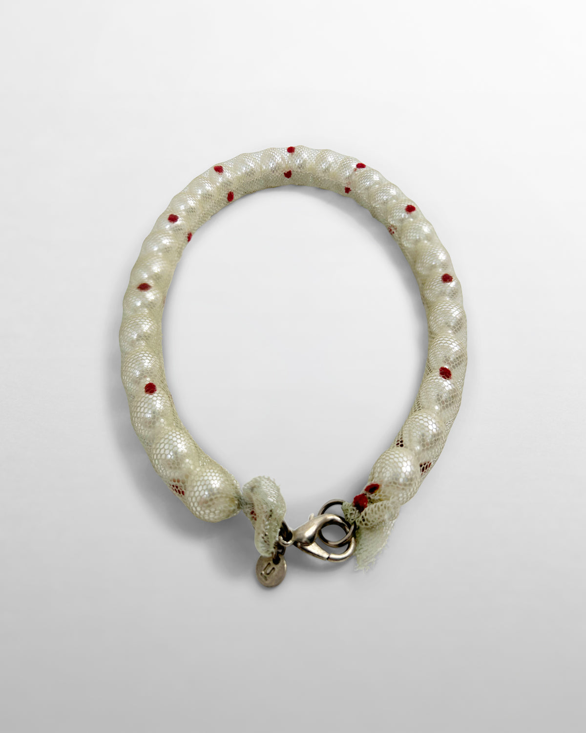 Undercover, SS02 Spotted Tulle Pearl Necklace