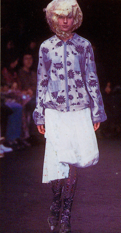 Undercover, SS02 Layered Tulle Jersey Track Jacket