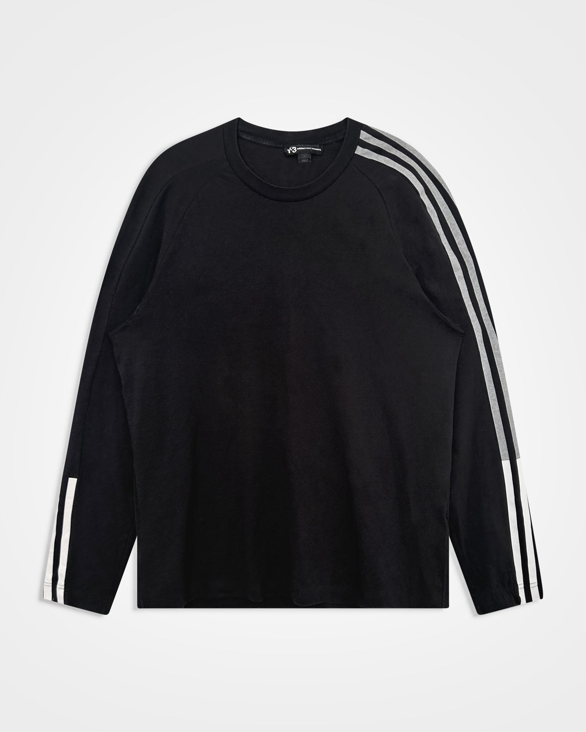 Y3 x Adidas, Three-Stripe Long-sleeve