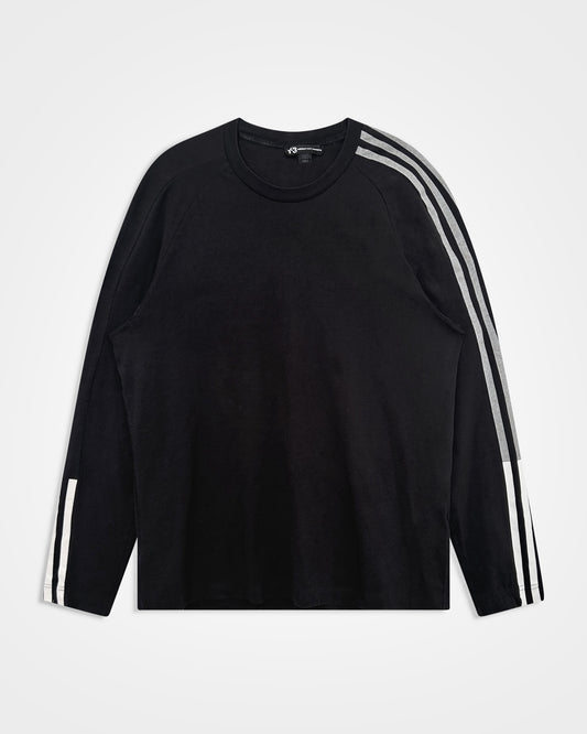 Y3 x Adidas, Three-Stripe Long-sleeve
